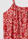 Women's long dress in multicoloured viscose wide fit_5