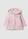 Chaqueta rosa con capucha en mezcla de algod&oacute;n org&aacute;nico con bordado de Minnie para beb&eacute; ni&ntilde;a_0