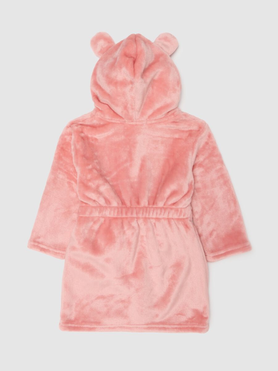 Pink Hooded Bathrobe_1