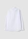 White regular-fit shirt with classic collar, easy iron_6