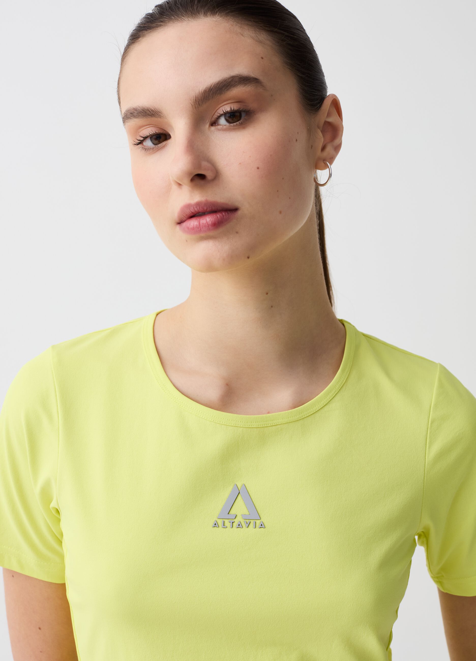 Altavia T-shirt in technical fabric with print