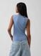 Ribbed cotton-blend top_1