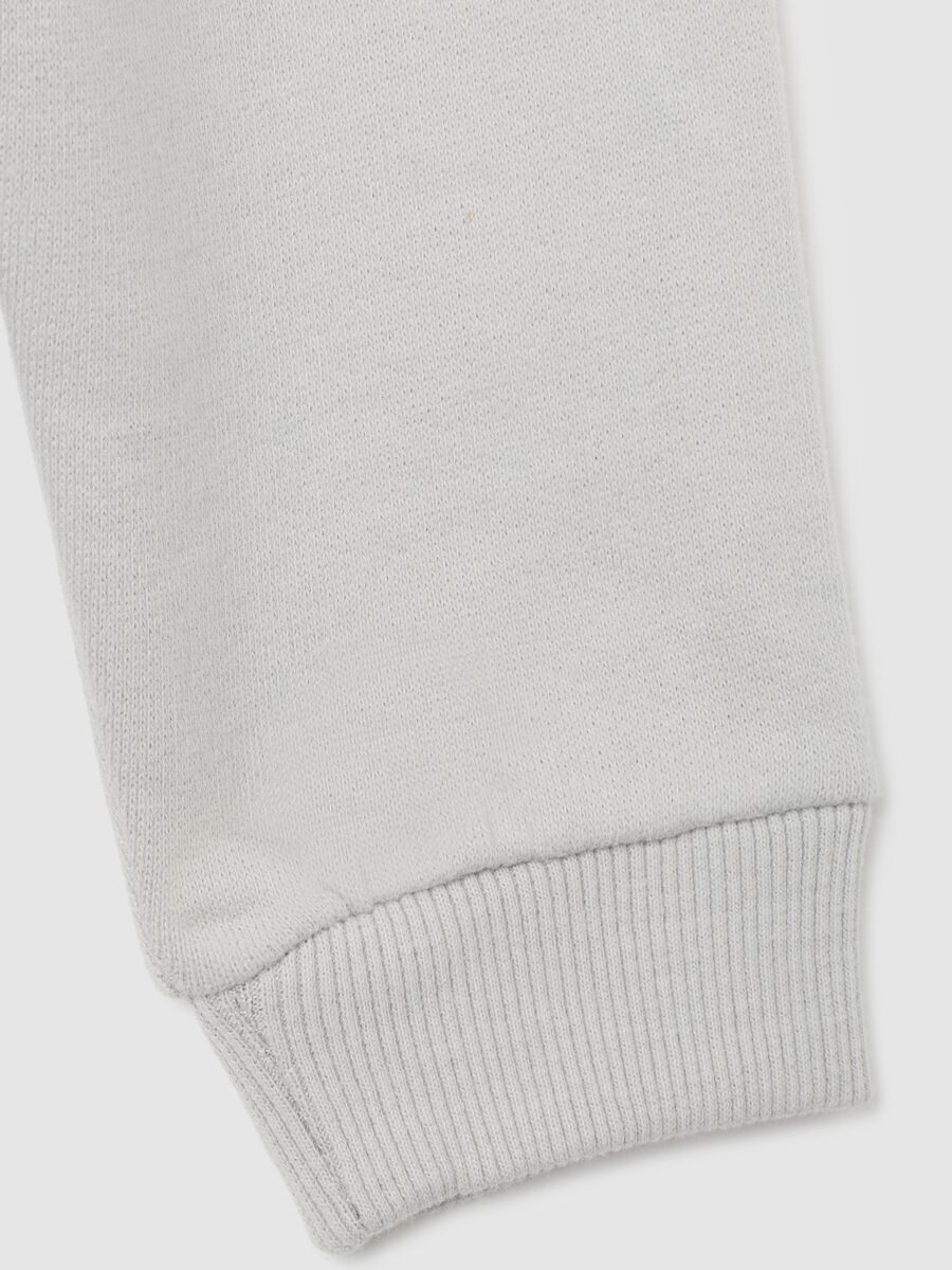 Children's grey pure cotton trousers regular fit_3