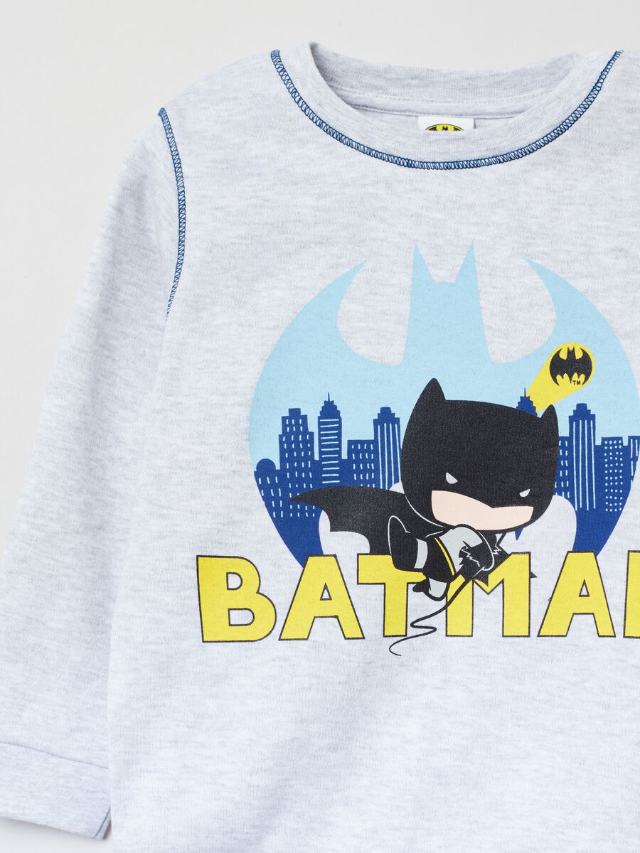 Long cotton pyjamas with The Batman print_2
