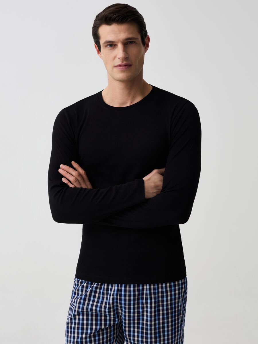 Two-pack undershirts with long sleeves_1