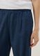 Blaue Palazzo-Hose aus Stretch-Baumwolle_3