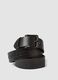 100% Real Leather Belt Black_3