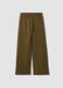 Green cotton-blend straight-fit joggers_0