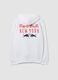 Wei&szlig;er Hoodie aus Baumwollmischung mit New York Red Bulls Print_2