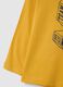 Jersey infantil de algodón puro amarillo ajuste regular con estampado_3
