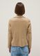 Beige Lightweight Regular Fit Jacket with Pockets_3