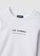 T-shirt bianca in cotone organico elasticizzato con collo a costine_4
