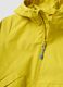 Yellow rain jacket with hood and zip, oversized fit for boys_2