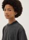 Grey pure cotton oversized fit girl&rsquo;s t-shirt_2