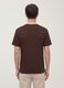 Brown pure cotton crew-neck T-shirt, relaxed fit_2