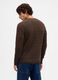 Brown Wool and Polyamide Jumper_1