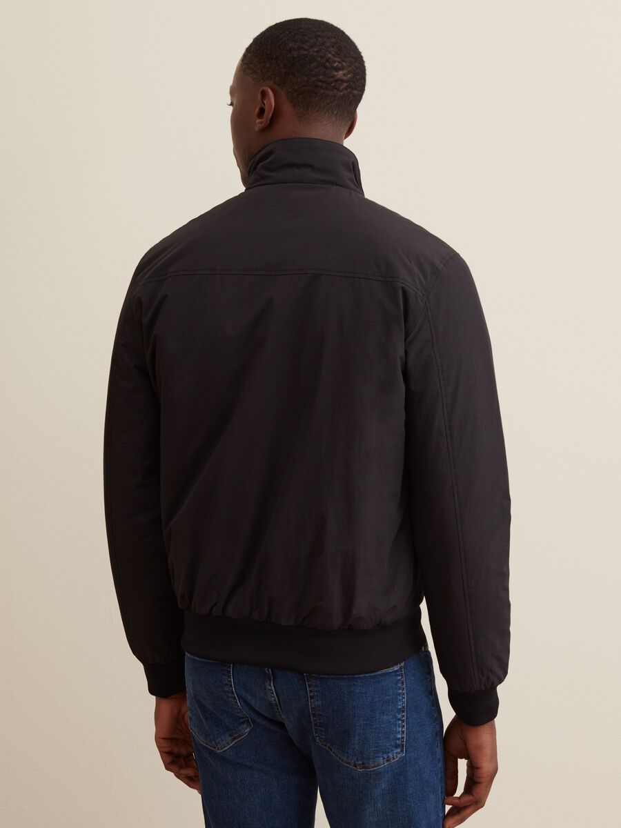 Full-zip bomber jacket with high neck_2