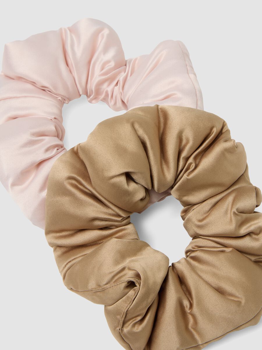 SINCERELY HAIR &Eacute;lastiques feather-soft 2 pi&egrave;ces XL Rose & Mocha_1