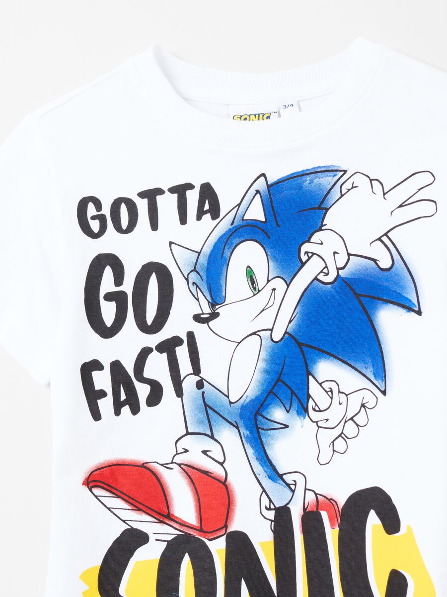 Camiseta de algodón con estampado Sonic_2