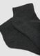 2er-Pack graue Sport-Kn&ouml;chelsocken aus elastischer Bio-Baumwolle_1
