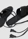Black woven sandals with ankle ties_2