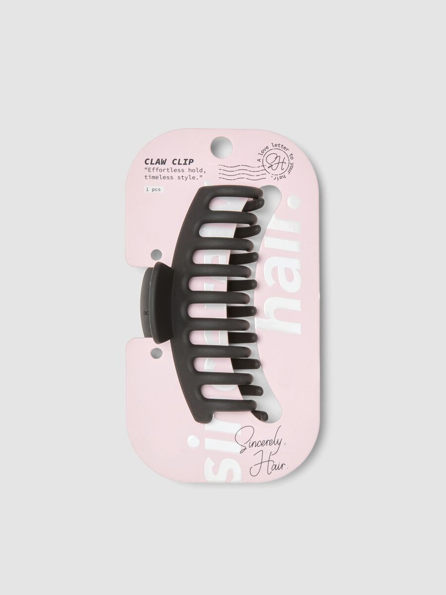 SINCERELY HAIR Grande pince crabe noire_0