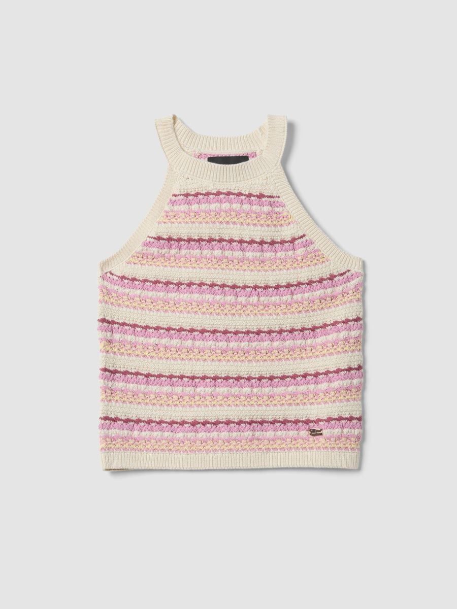 Mehrfarbiges Tanktop aus Baumwollmischung_4