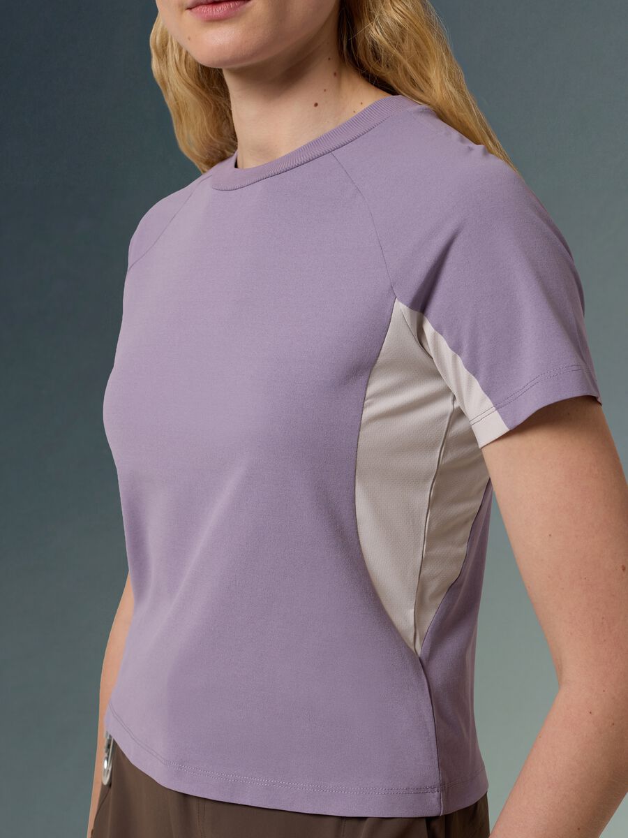 Technical T-shirt with mesh inserts ALTAVIA WITH DEBORAH COMPAGNONI_3