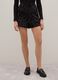 Black regular fit shorts with sequins_1