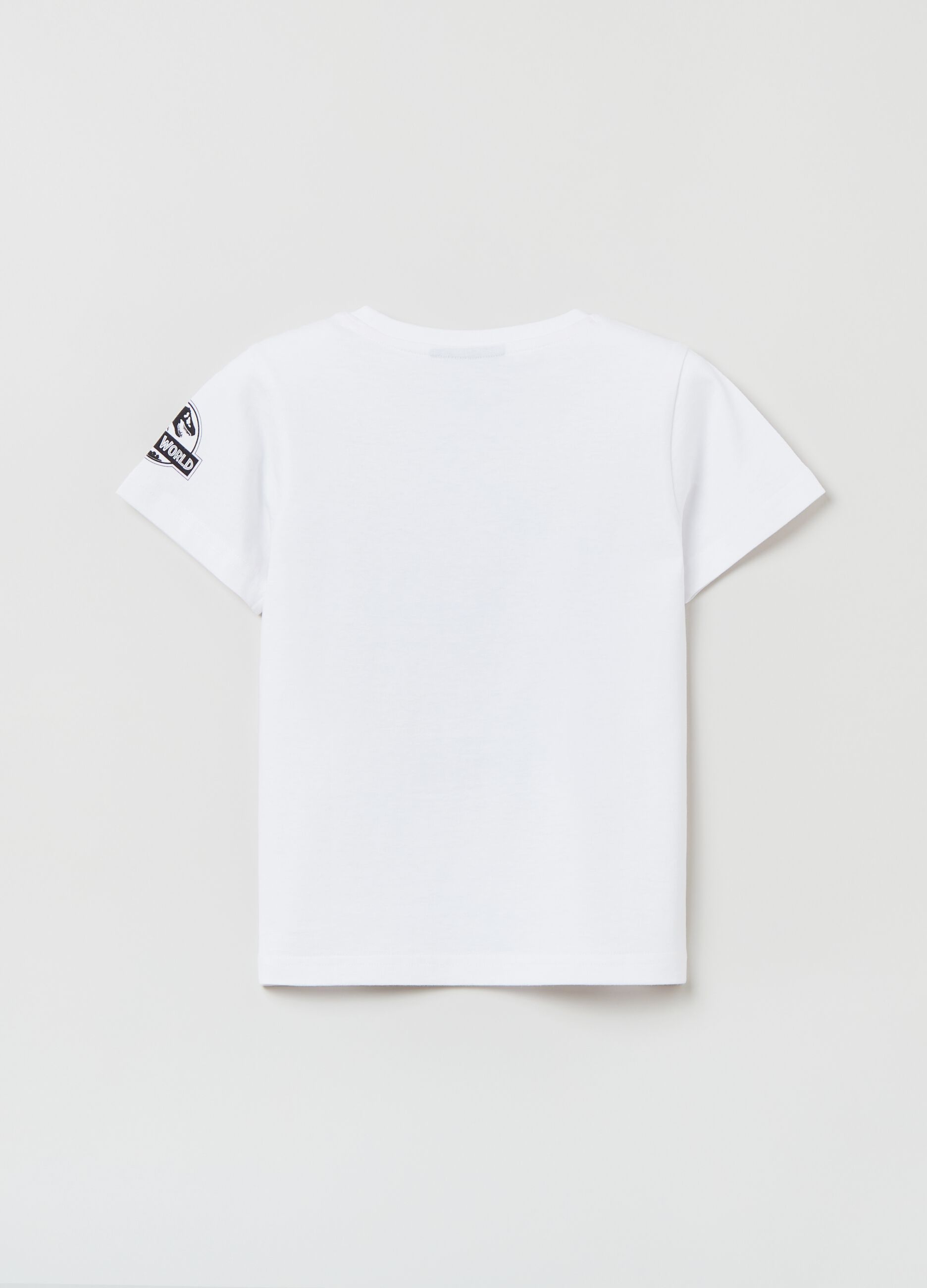 Cotton T-shirt with Jurassic World print