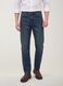 Jeans de ganga azul 100% algod&atilde;o, corte straight_1