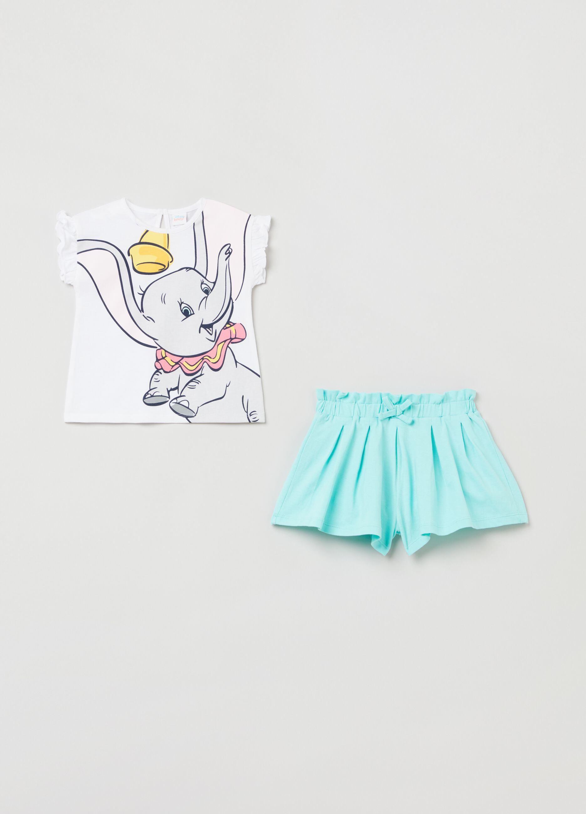 Pack jogging camiseta y shorts Disney Baby Dumbo