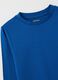Children's regular fit blue pure cotton t-shirt_2
