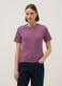 Camiseta de algod&oacute;n puro violeta ajuste relajado_1