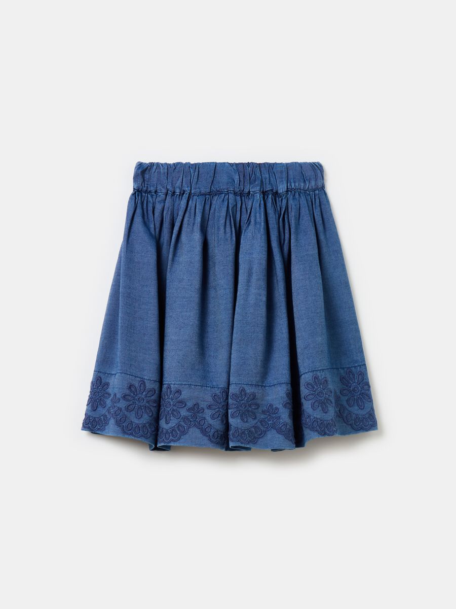 Skirt in TENCEL™ Lyocell with embroidery_3