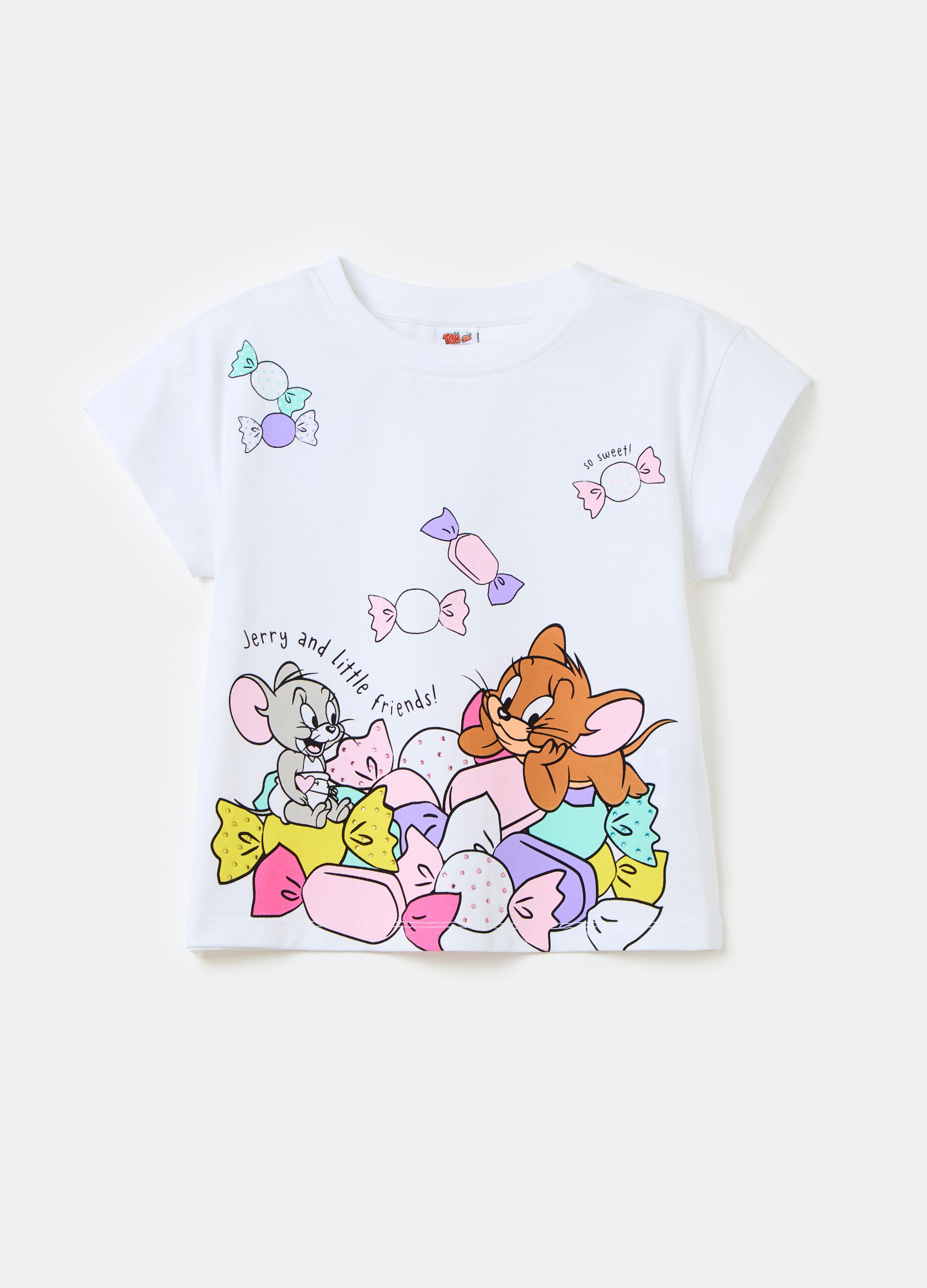 Camiseta con estampado Tom & Jerry