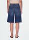 Blue pure cotton baggy denim shorts_2