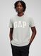 Cotton T-shirt with logo print_0