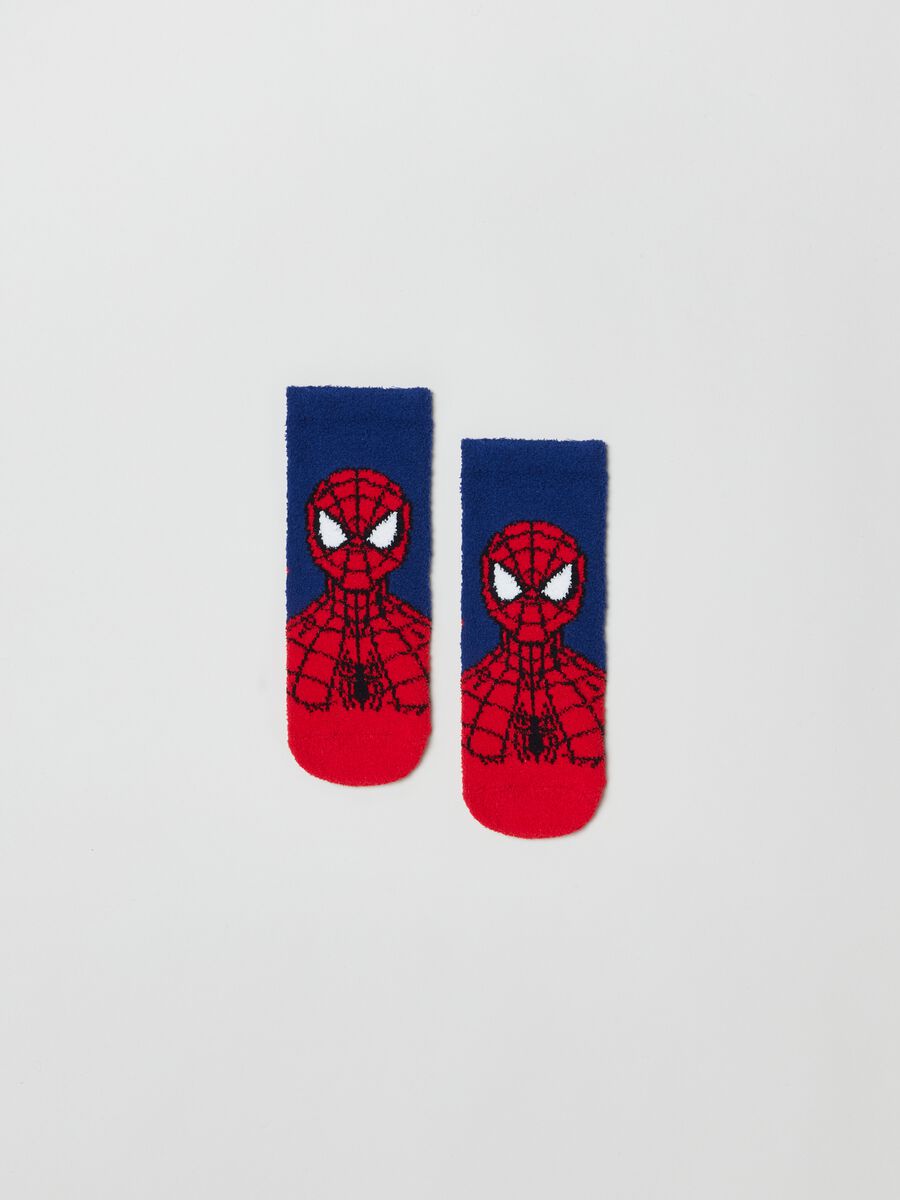 Non-slip socks with Spider-Man drawing_0