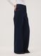 Blue wide-leg jeans in pure cotton_2