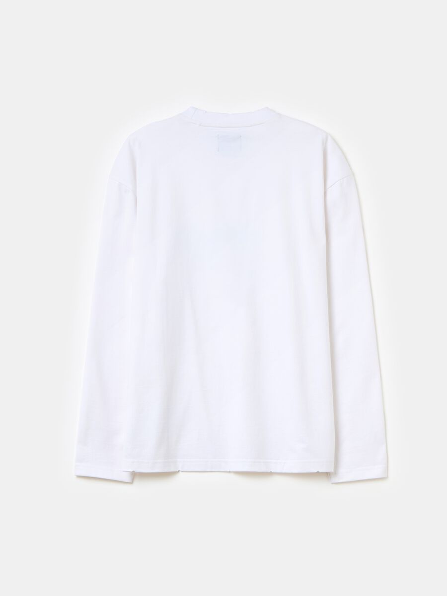 Graphic Long-Sleeved T-Shirt White_7