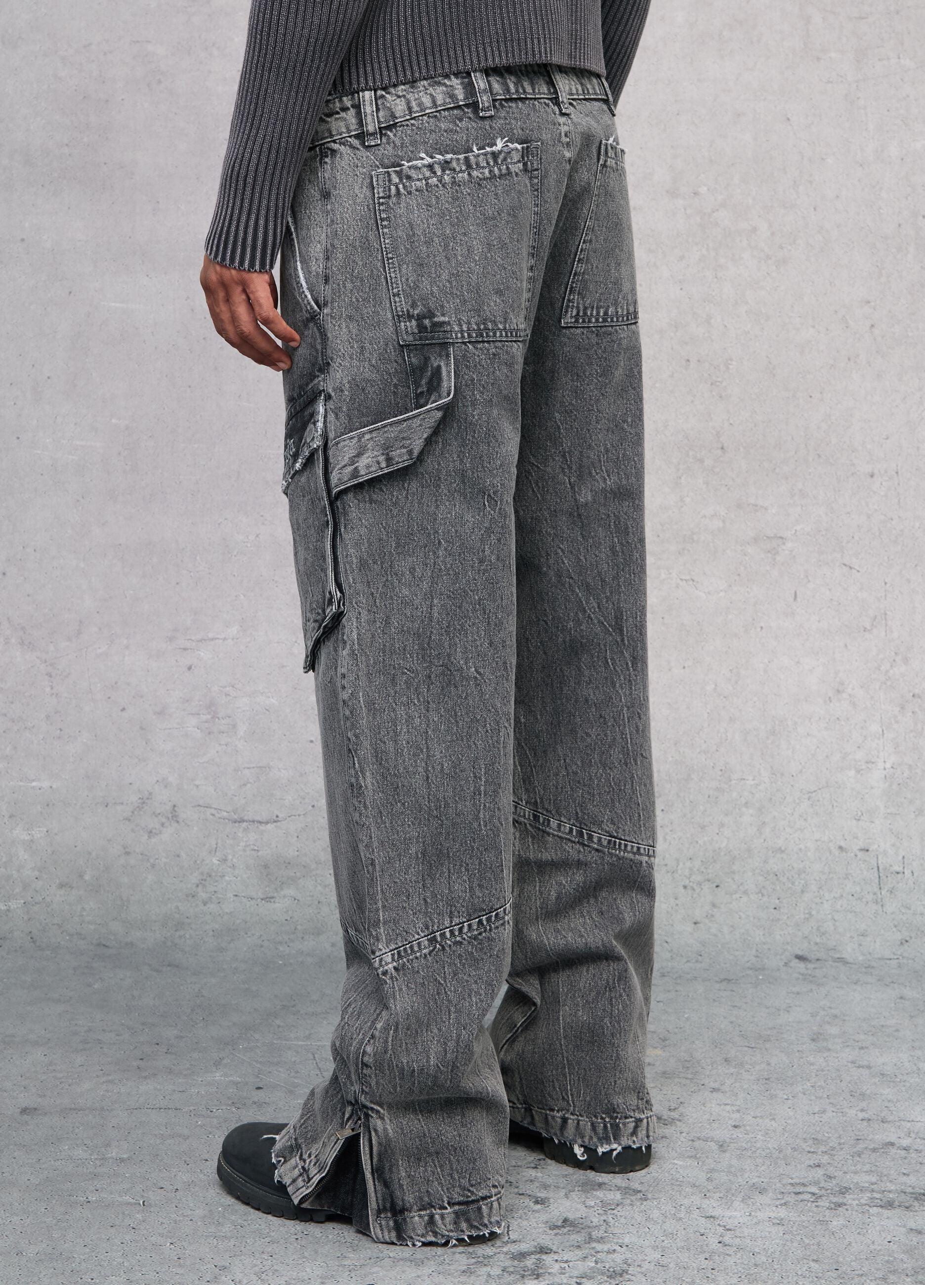 Cargo Denim Washed Grey