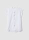 White pure cotton embroidered shirt_4