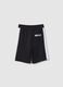 Black NBA Cotton Blend Shorts_4