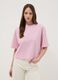 Pink striped pure cotton T-shirt_2