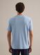 Regular fit light blue linen-cotton blend T-shirt_3