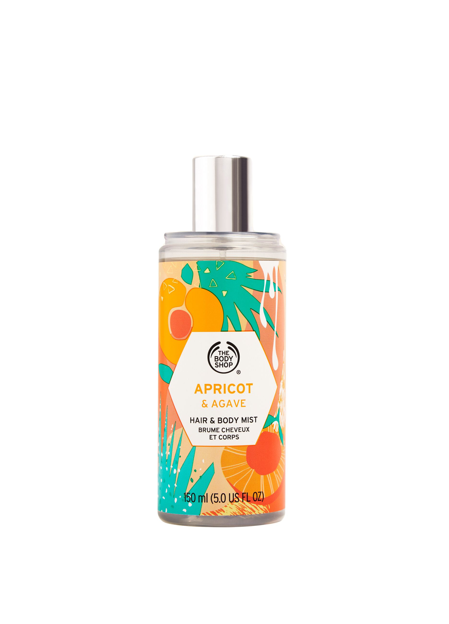 The Body Shop apricot and agave perfumed hair and body spray 150ml