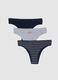 Multicolour Stretch Cotton Triple-Pack Briefs_4