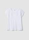 Wei&szlig;es T-Shirt aus reiner Baumwolle mit Lochstickerei, Regular Fit_4