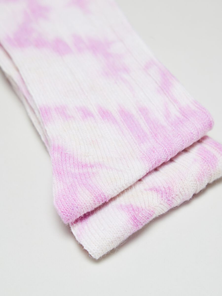 Short socks with tie dye pattern_2